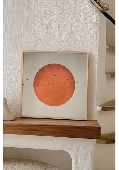 Ahşap Çerçeveli Mdf Kare Tek Tablo Kendi Tablo Setinizi Oluşturacağınız Liste Tx1011 23 X 23