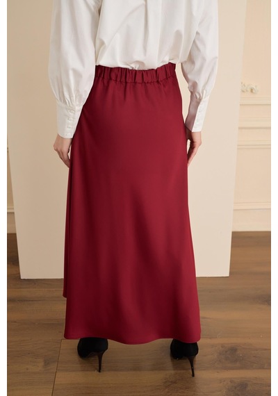 Senna Allure Skırt Bordo Bordo