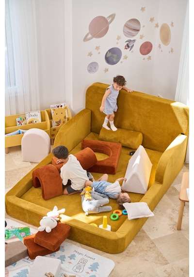 Funbed Yeni Nesil Montessori Çocuk Yatağı & Oyun Alanı Yıkanabilir Sıvı Geçirmez Sarı - 836527200 Funbed Yeni Nesil Montessori Çocuk Yatağı & Oyun Alanı Yıkanabilir Sıvı Geçirmez Sarı - 836527200
