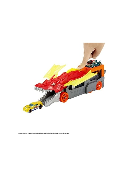 Fırlatıcı Ve Taşıyıcı Ejderha - Hot Wheels Şehri Temalı