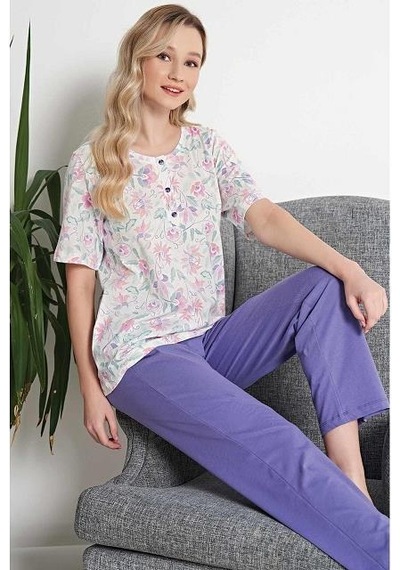 Pijadore 1668 Yarım Kol Pijama Takım 001