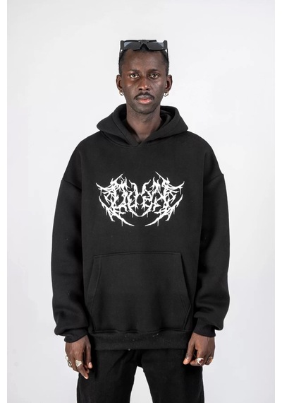Tarzsokak Dusk Baskılı Oversize Unisex Siyah