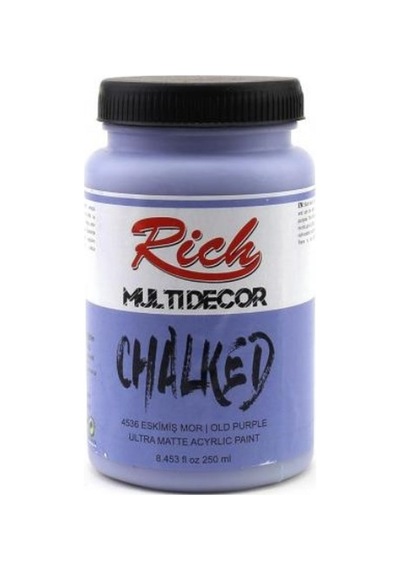 Rich Multi Decor Chalked Akrilik Boya 250 Cc. 4536 Eskimiş Mor