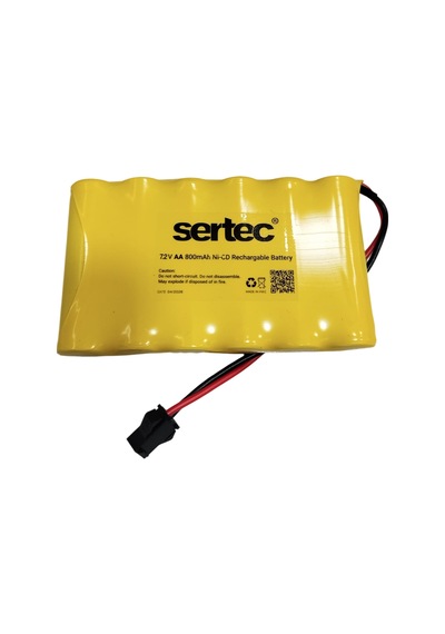 7.2v 6s1p Aa 800 Mah Kablo + Siyah Konnektörlü Oyuncak Pili