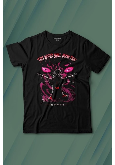 Kendim Seçtim Anıme Pain Retro Harajuku Japanese Japonca Urban Baskılı Tişört Çocuk T-shirt 001