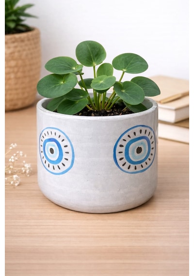 El Yapımı Seramiktasarım Saksı - 8x8 Cm Bitkisiz Cogo Ceramic 0 - 1 Kg
