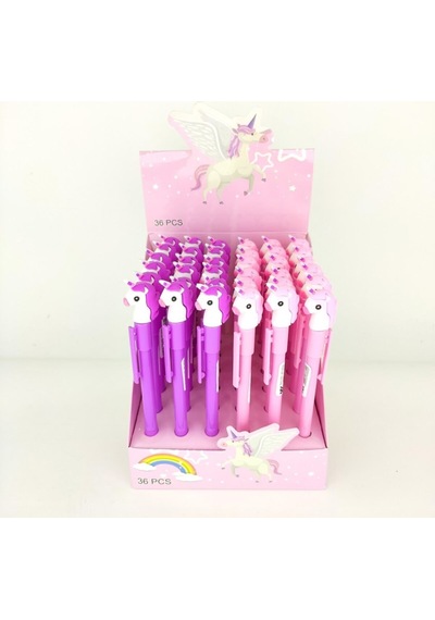 Unicorn Başlıklı Tükenmez Kalem K12252 Mor