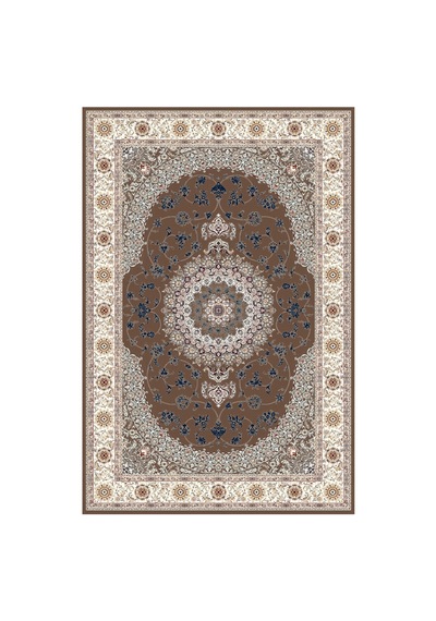 Kartela Halı Siva Halı Jüt Taban Dokuma Halı Kahverengi - 120 X 180 Cm