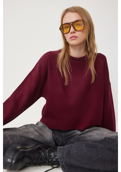 Cloudy Kids Kadın Bisiklet Yaka Triko Basic Kazak Günlük Kullanım Mevsimlik Bordo - 665310242 Bordo Cloudy Kids Kadın Bisiklet Yaka Triko Basic Kazak Günlük Kullanım Mevsimlik Bordo - 665310242 Bordo