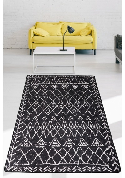 Soho Black Djt 80X120 Cm Kaymaz Dekoratif Halı