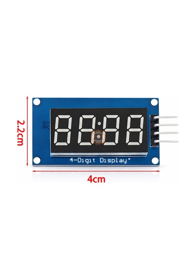 Tm1637 Display 4 Dijit 7 Segment Kırmızı Ekran Modülü Arduino Uyumlu