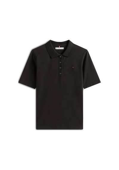 Siyah Kadın Standart Fit T-shirt 1985 Reg Pıque Polo Ss Black