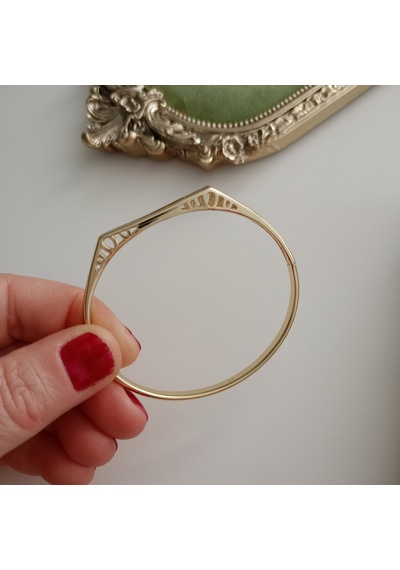 Lente Aksesuar Xuping Kararmaz Çelik Plaka Kelepçe Bilezik - 60 Mm Altın - Gold