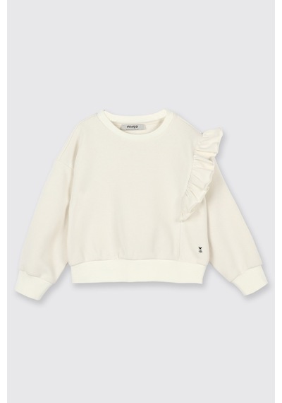Panço Kız Çocuk Sweatshirt Ekru