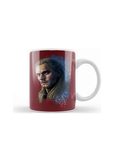 Witcher Geralt 01 Kupa Bardak Porselen Karışık