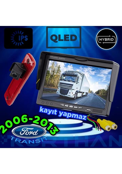 Transit 2016-2013 Uyumlu Park Kamerası Ve 7 İnç Ips Monitör 12 V