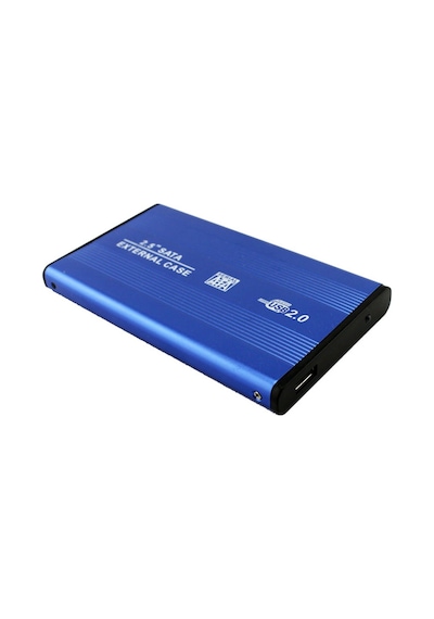 usb 2.0 to sata 2.5 inç alüminyum Harici harddisk kutusu mavi
