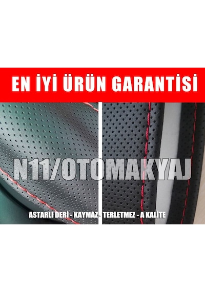 Dacia Sandero Ve Stepway Uyumlu Deri Direksiyon Kılıfı Dikme