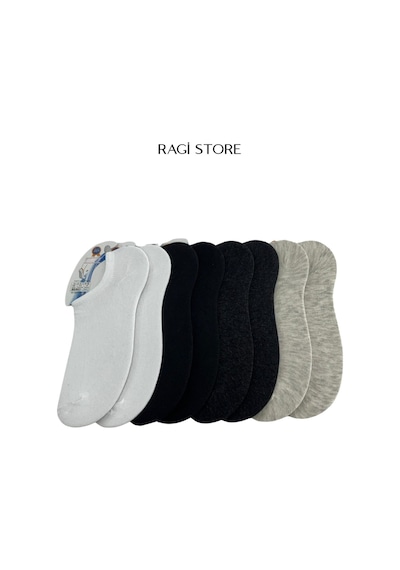 Ragi Store 8'li Sıfır Bilek Unisex Çorap Çok Renkli