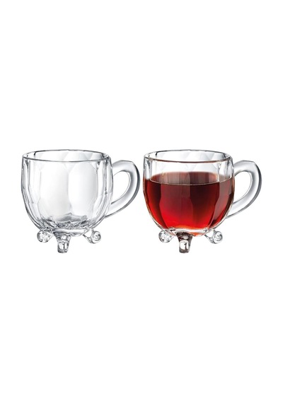 Priour 4'lü Çay Fincanı Çok Renkli