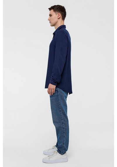 Backandbond Lacivert Regular Fit Uzun Kollu Gömlek Backandbond Lacivert Regular Fit Uzun Kollu Gömlek
