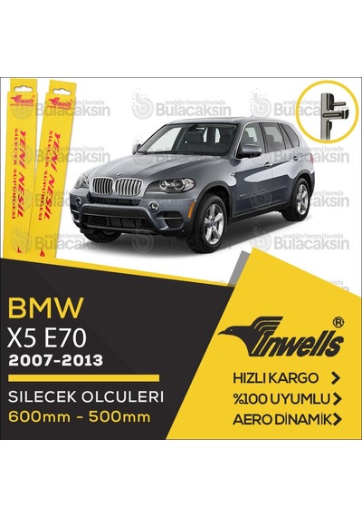 Bmw X5 E Muz Silecek Takımı 2007-2013 İnwells