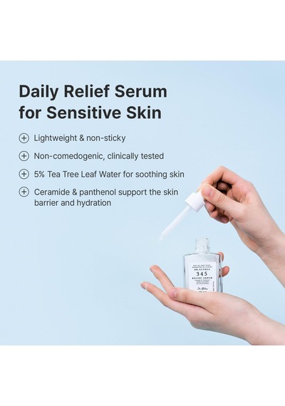 Dr. Althea 345 Relief Serum Çay Ağacı Suyu Niasinamid Pantenol Pdrn İçeren Yatıştırıcı Ve Bariyer Güçlendirici Serum 30 Ml