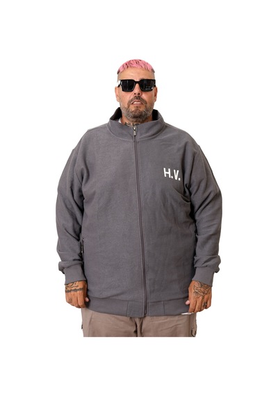 Mode Xl Büyük Beden Erkek Hırka Neverregret U25814 Füme