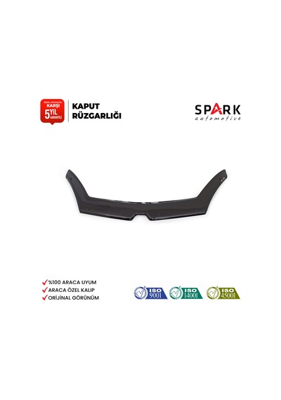 Renault Kangoo 2014-2021 Yıl Aralığı Uyumlu Kaput Rüzgarlığı 3mm