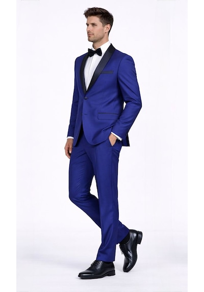 Fabio Cassel Erkek Damatlık Slim Fit Takım Elbise Lacivert