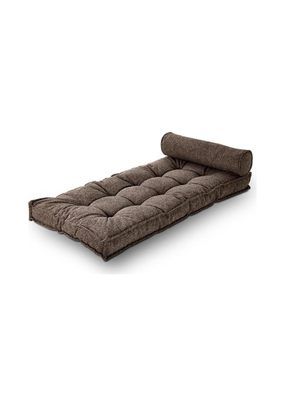 Sofa Buklet Yer Minderi - Sedir Minderi Kahverengi