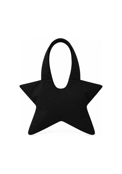 Tuttobene Star Bag Yıldız Çanta Çıtçıtlı İç Cepli Özel Tasarım Omuz Çantası Su Geçirmez Leke Tutmaz Tb052 Siyah