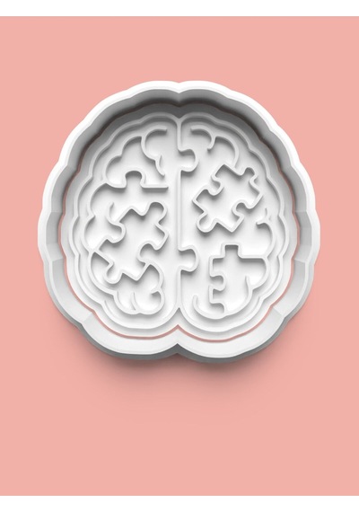 Puzzle Kurabiye Kalıbı Ve Şeker Hamuru Kalıbı 4'lü Set