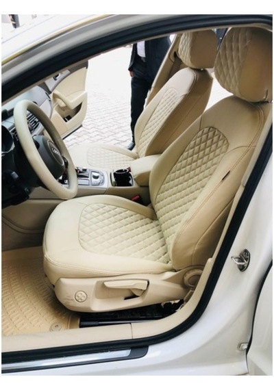 Audi A6 Araca Özel Deri Oto Koltuk Kılıfı (534292612)