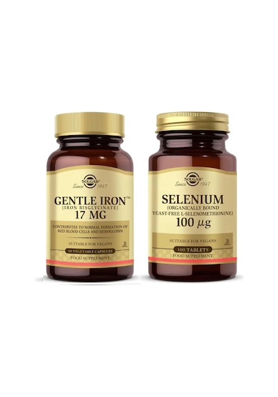 Solgar Gentle Iron 17 Mg 90 Kapsül Solgar Selenium 100 Tablet