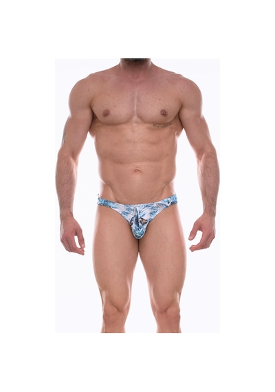 Don Moris Erkek Desenli Slip (Dm072263) Gri Melanj