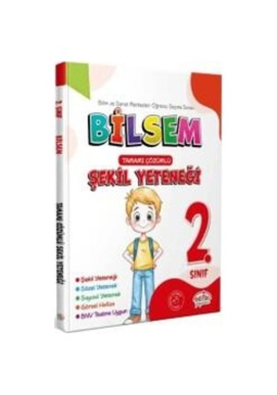 2.sınıf Bilsem Şekil Yeteneği Tamamı Çözümlü Yeni Tarz - Editör