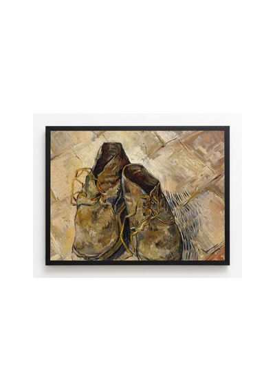 Van Gogh Van Gogh Ayakkabılar Çerçevesiz Poster 21x30 Cm A4 Tablo Van Gogh Post Empresyonizm