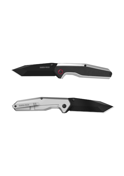 Swisstech G10 Titanium Black Pocket Folding Knife Siyah