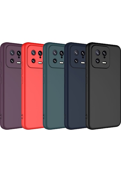 Xiaomi Mi 13 Kılıf Zore Mara Lansman Kapak Koyu Yeşil