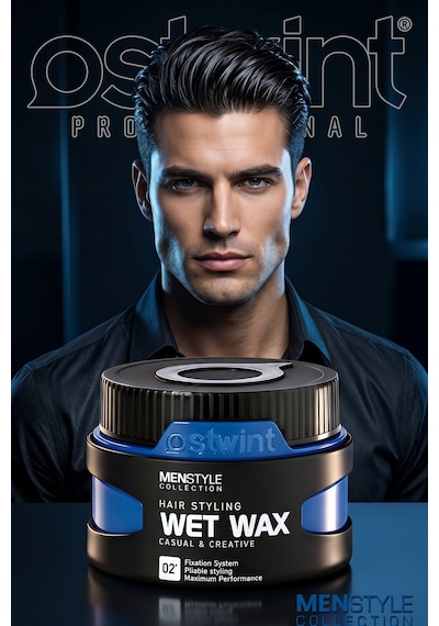 Ostwint Menstyle Collection Profesyonel Saç Şekillendirici Wet Wax 150 ML