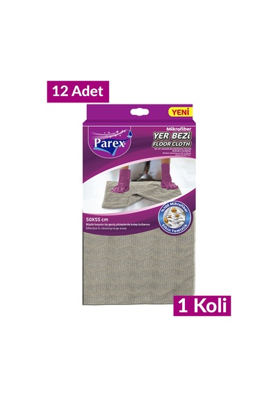 Mikrofiber Yer Bezi 50 X 55 Cm 12 Paket 1 Koli Diğer