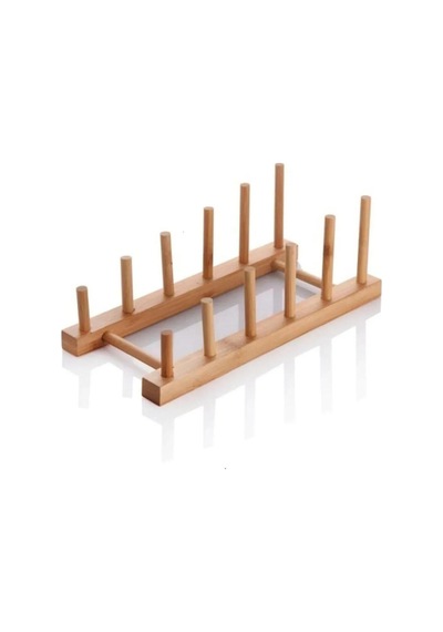 Bambu Tabaklık 6 Lı Bambu Kahverengi Diğer