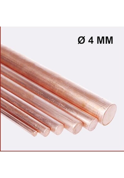 4 Mm Bakır Çubuk Saf 50 Cm 478784062