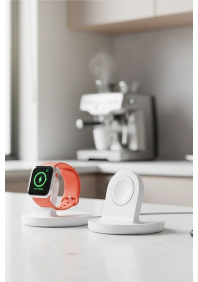 Apple Uyumlu Watch  Şarj Standı - Tüm Seri   Masaüstü Şarj Dock'u - Minimalist Akıllı Saat Tutucu