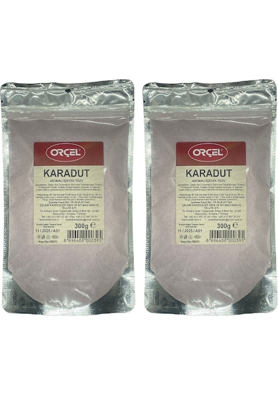 Orçel Karadut Aromalı Içecek Tozu Oralet Çay 2 x 300 G