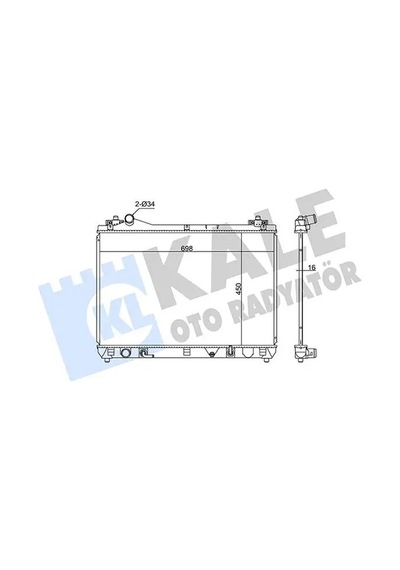 Suzuki Grand Vitara Motor Radyatoru 2.0 2005-2012 Kale 350755
