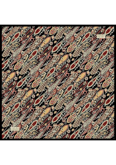 La Boutique 2545-07 Sura İpek 90x90 Karışık