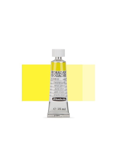 Schmincke Horadam Gouache Artist Guaj Boya 15 Ml Seri 1 220 Lemon Yellow Çok Renkli