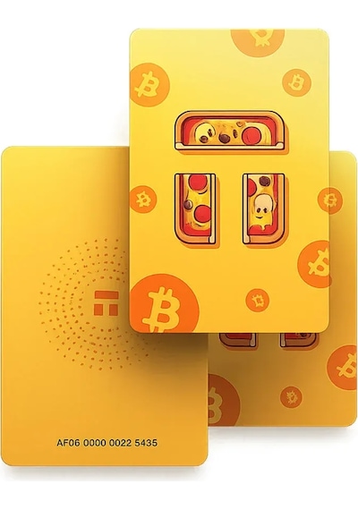 Tangem Bitcoin Pizza Day Kripto Para Cüzdanı Nfc-soğuk Cüzdan 3'lü Kart